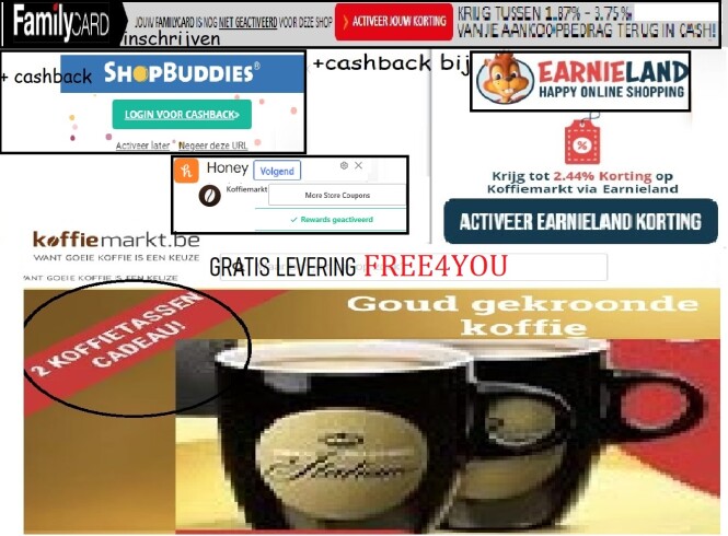 koffiemarkt.be GRATIS LEVERING code FREE4U &...