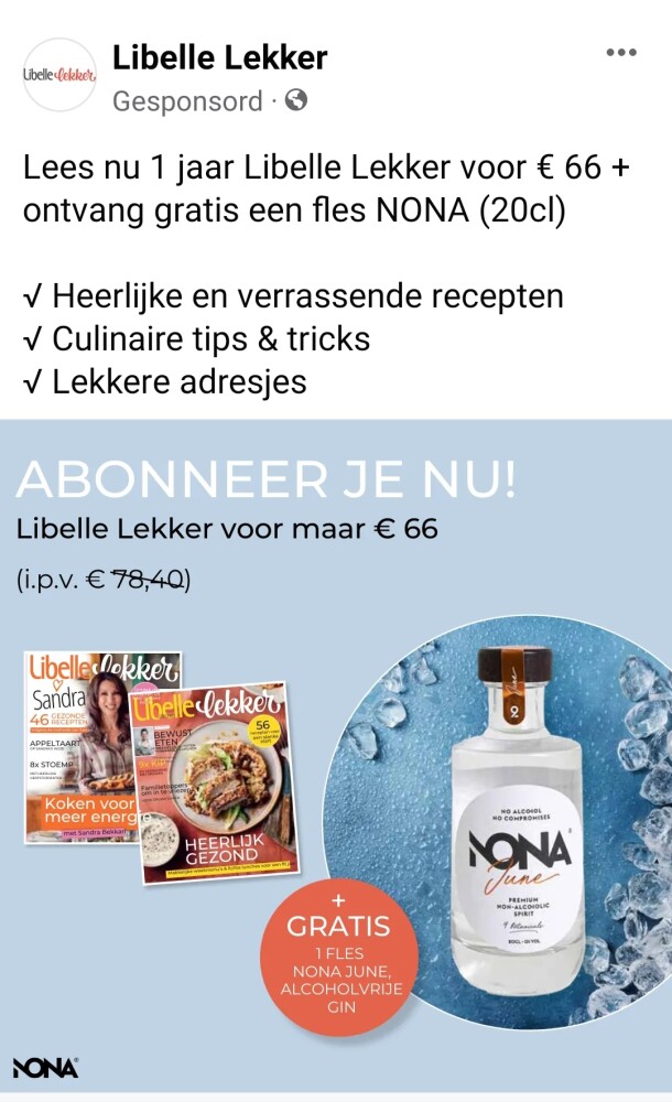 Koop een jaarabonnement op libelle lekker voo...