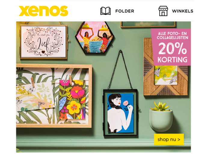 Bij xenos.nl is er 2+1 gratis op alle thee; 3...