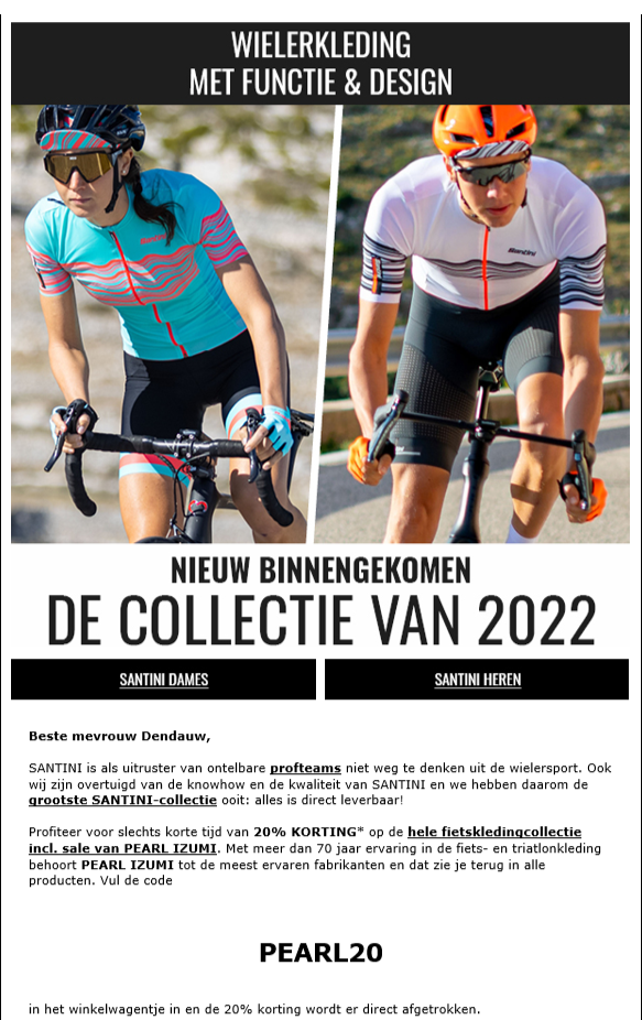 20% korting op de gehele collectie van PEARL...