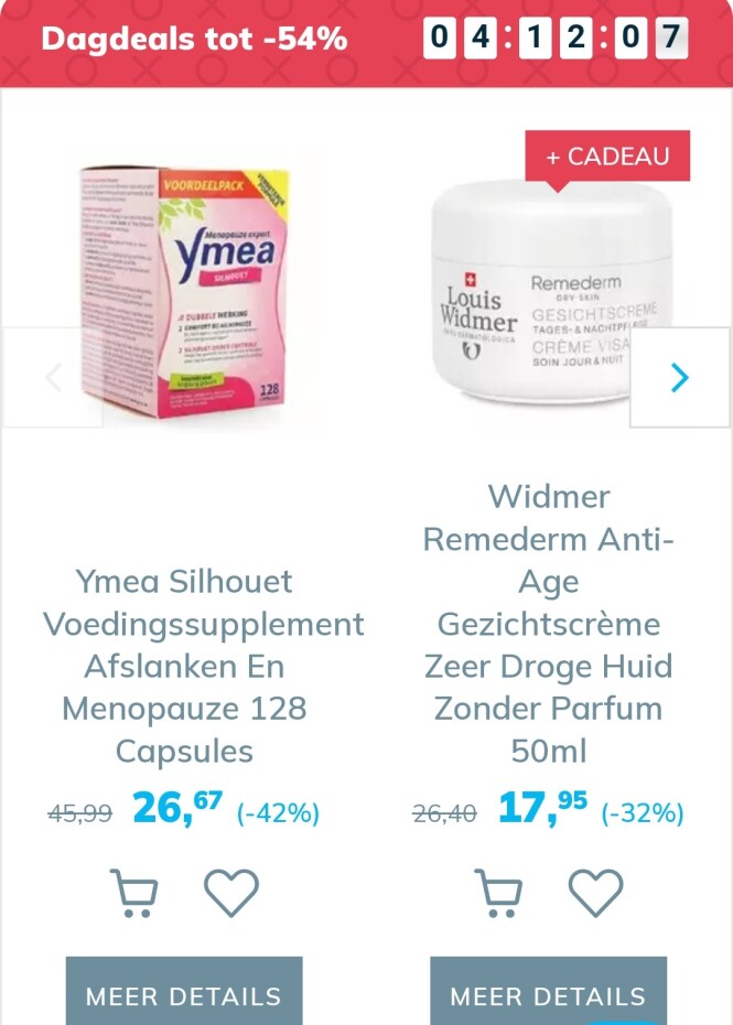 pazzox.be dagdeals tot -54% o.a. ymea silhoue...