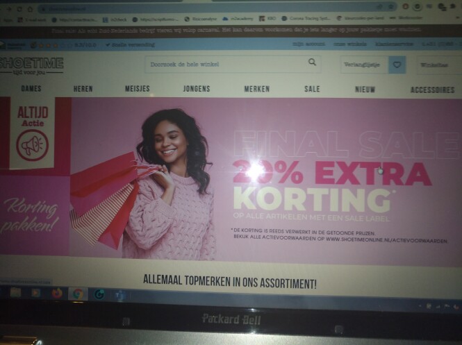 -20% extra korting op reeds afgeprijsde artik...