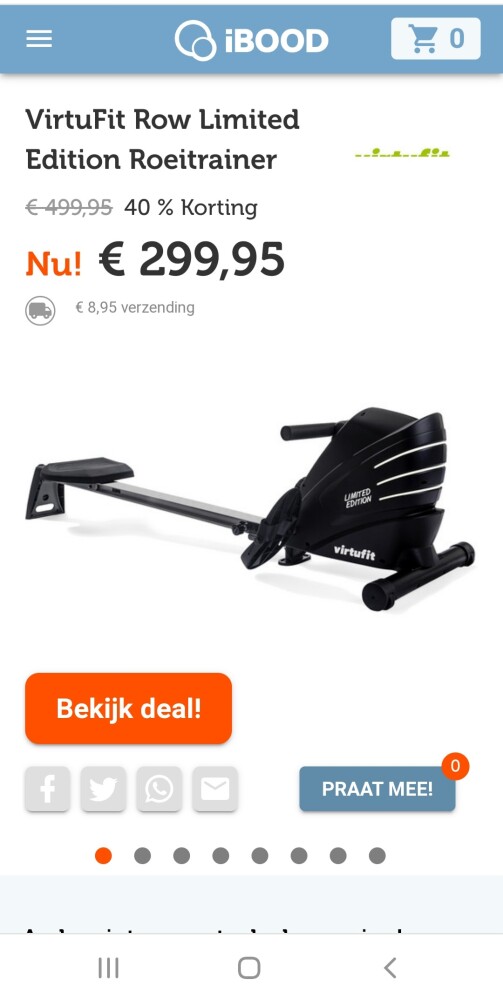 Ibood.com dagdeal virtufit row limited editio...