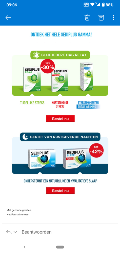 Bij farmaline.be tem 06/03 is er tot -30% op...