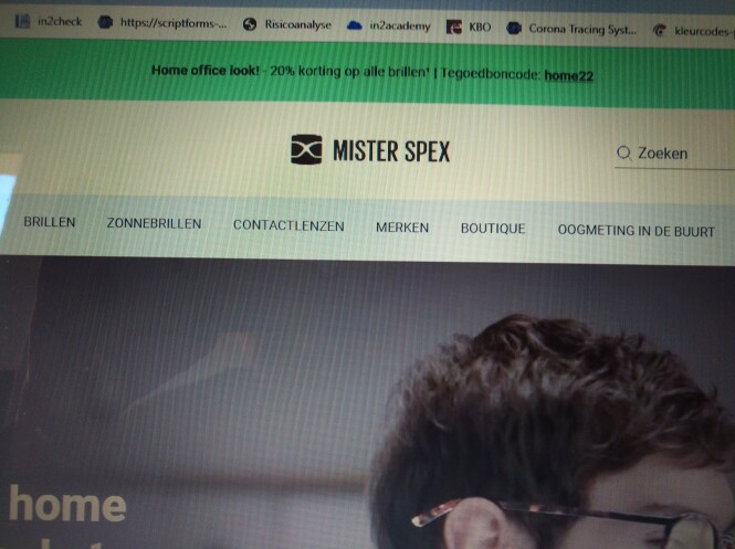 -20% op alle brillen