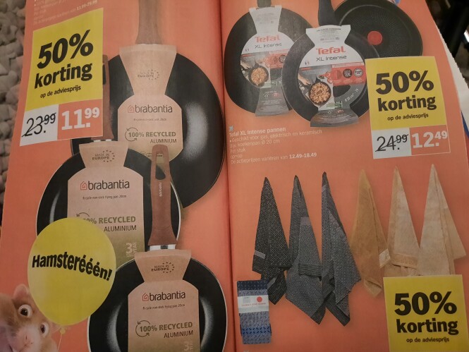 Ah vanaf maandag -50% op brabantia r cycle pa...