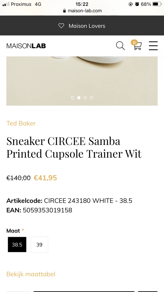 Maison lab hoge kortingen op verschillende mo...