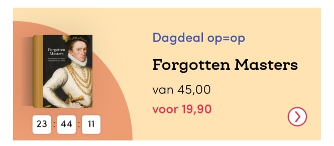 Bookspot.be dagdeal forgotten masters nu €19,...