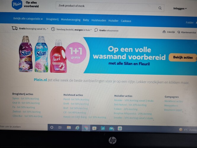 Bij plein.be nu 1+1 op Silan en Fleuril.