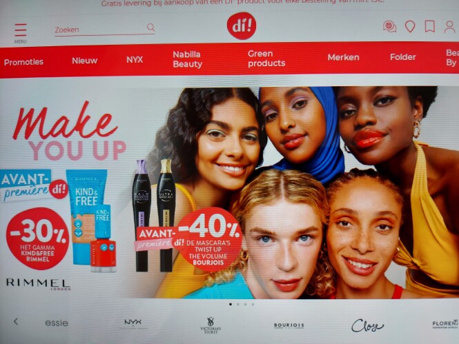 di.be -30% op het gamma kind&free rimmel, -40...