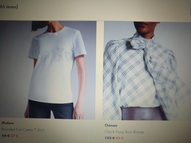 Tot -50% op t-shirts, tops en blouses v Ted B...