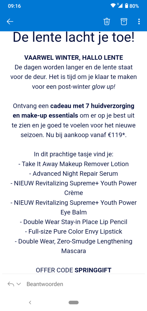 Bij aankoop vanaf €119 krijg je een gratis ca...