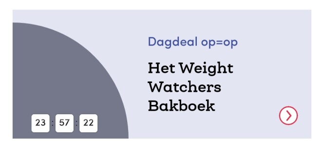bookspot.be dagdeal het weight watchers bakbo...