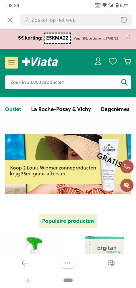 Gratis Louis Widmer Aftersun 75ml bij aankoop...