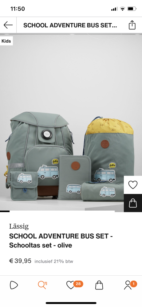 Zalando: Schooltas set van Lässig. Nu voor 39...