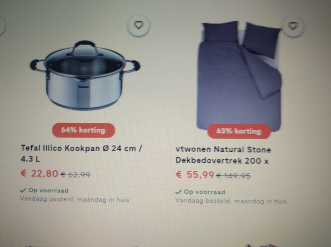 Hoge kortingen tot -64% bij Fonq op verschill...
