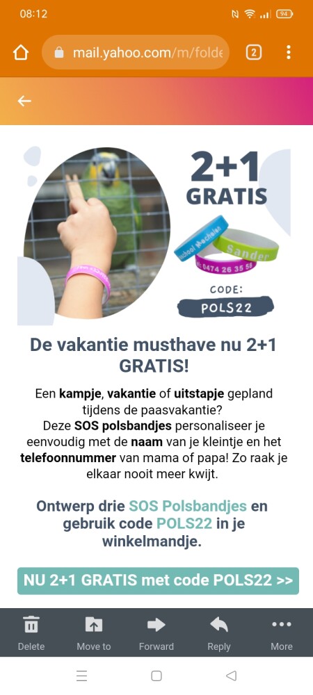 Name on it (vroegere babygoodies!) Polsbandje...