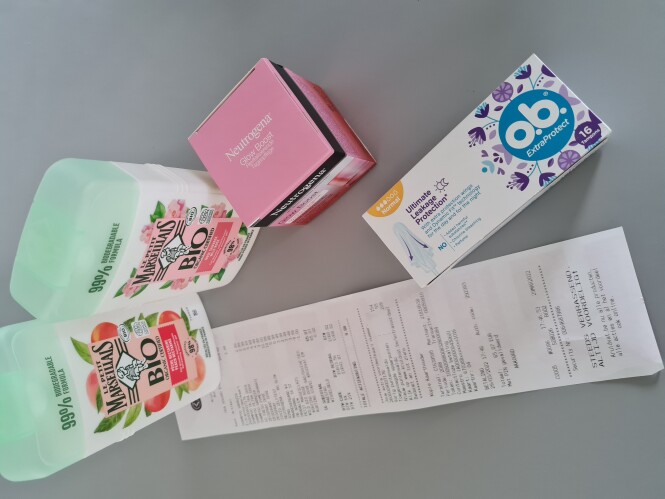 Neutrogena 100% en OB 100% terugbetaald via M...