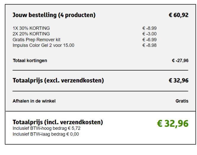 Deze avond bij kruidvat = koopavond Impuls ge...