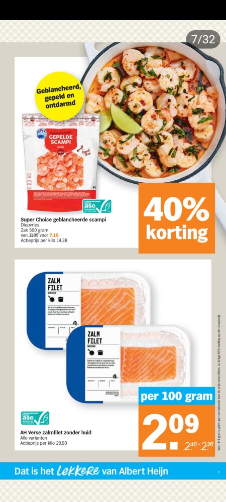 Albert Heijn, van 4 t.e.m 10/4 mooie korting...