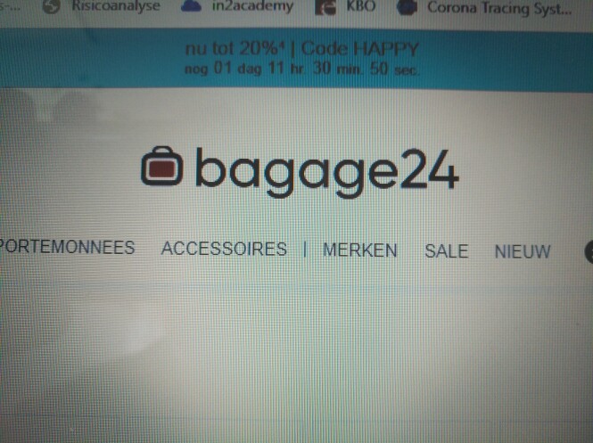 Tot -20% op tassen, trolley's, reistassen, po...