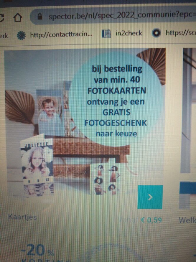 Gratis fotogeschenk naar keuze bij aankoop v...