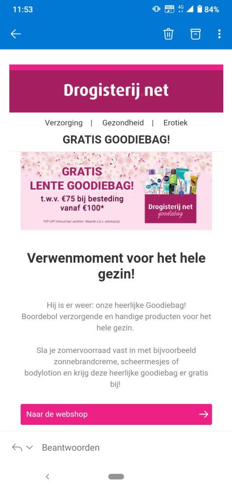Bij drogisterij.net krijg je bij aankoop vana...