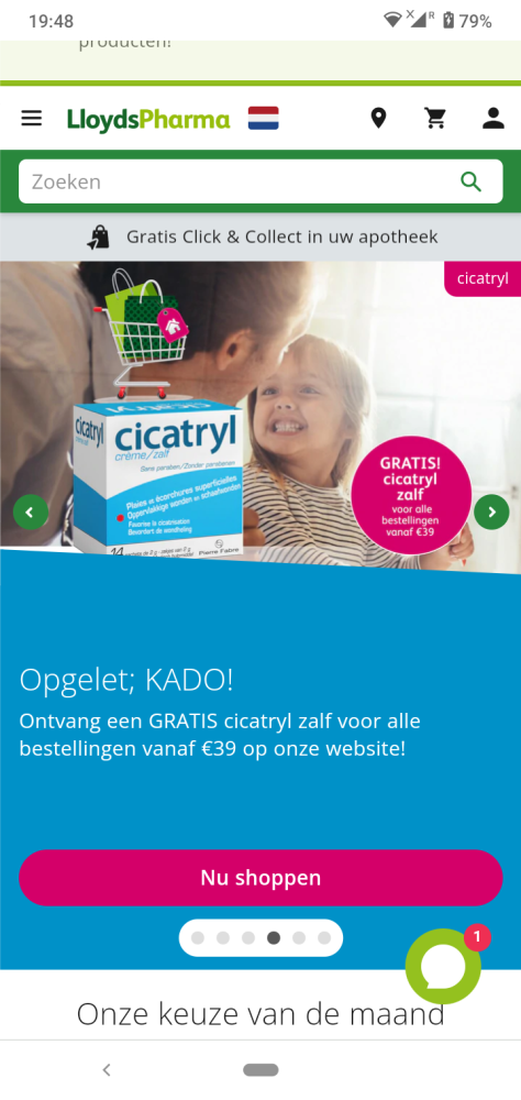 Bij Lloyds pharma krijg je bij aankoop vanaf...