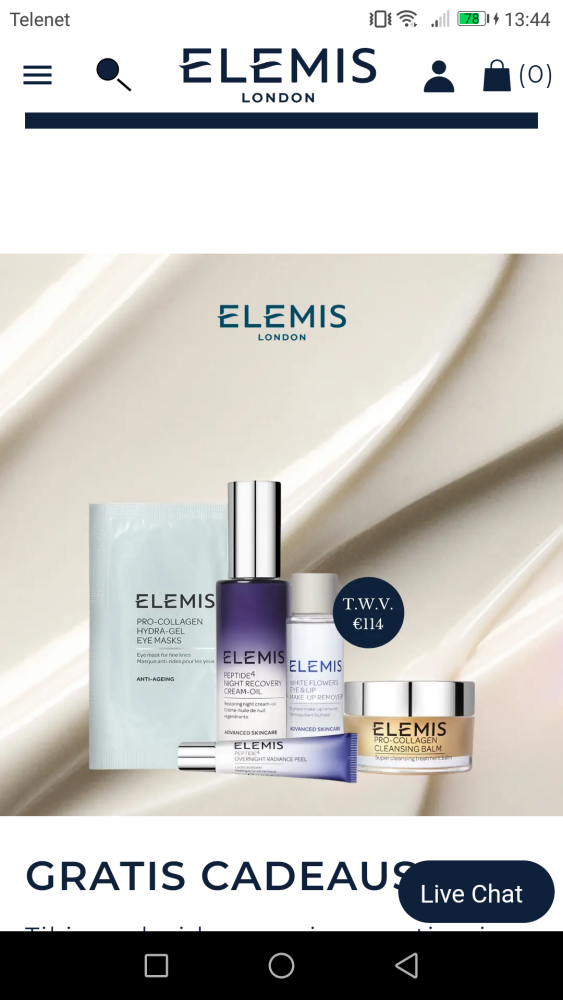 Bij aankoop v premium night time routine set...