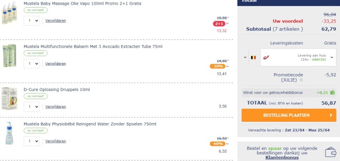 NewPharma - Koopjes op Mustela producten met...