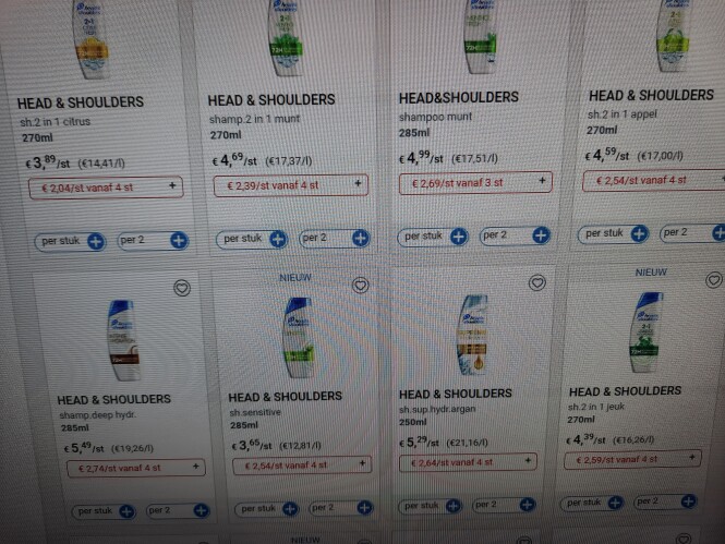 Collect and go en colruyt head&shoulders vb s...