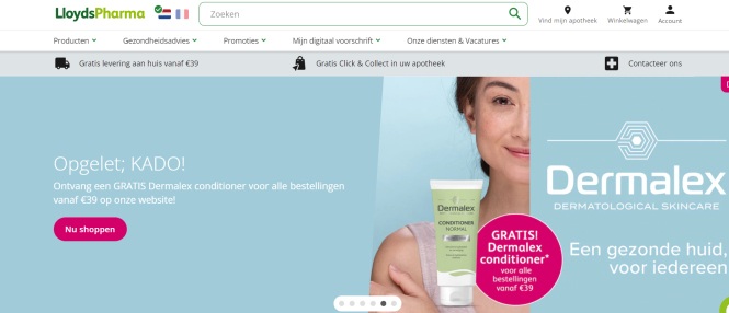 Bij lloydspharma.be krijg je een GRATIS Derma...