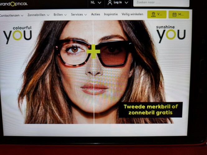 grandoptical tweede merkbril of zonnebril gra...