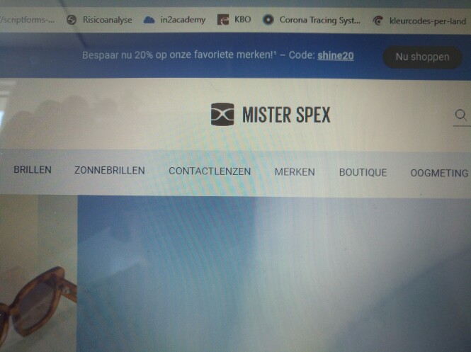 -20% op selectie brillen
