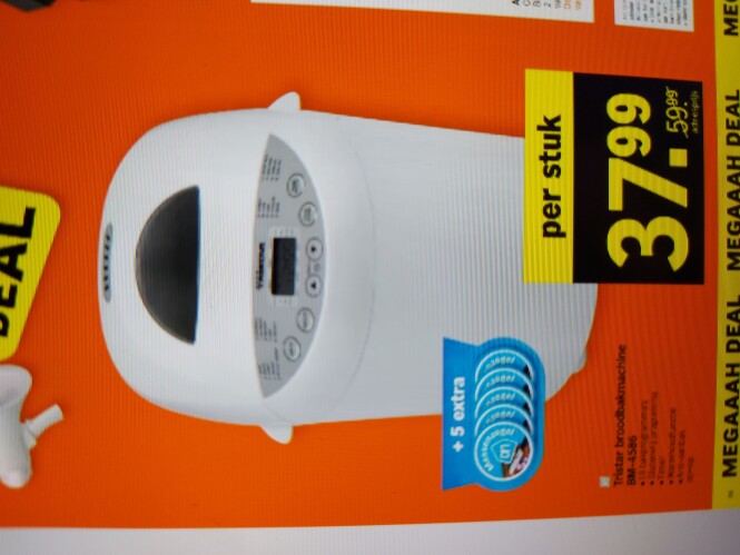 Albert Heijn vanaf maandag tristar broodmachi...