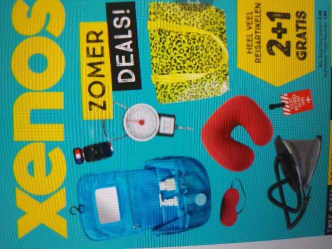 Xenos van 16/5 t/m 29/5 2+1 gratis om heel ve...