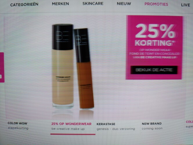 iciparisxl.be 25% korting op wonder wear be c...