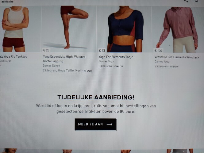 adidas.be word lid of log in en krijg een gra...
