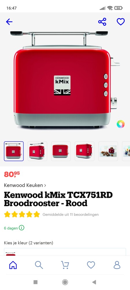 Bij Kenwood krijg je 20% korting op geselecte...