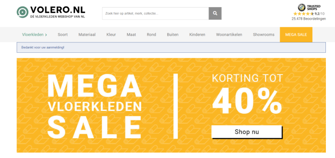 site gecontroleerd en ok Bij Volero is er tot...