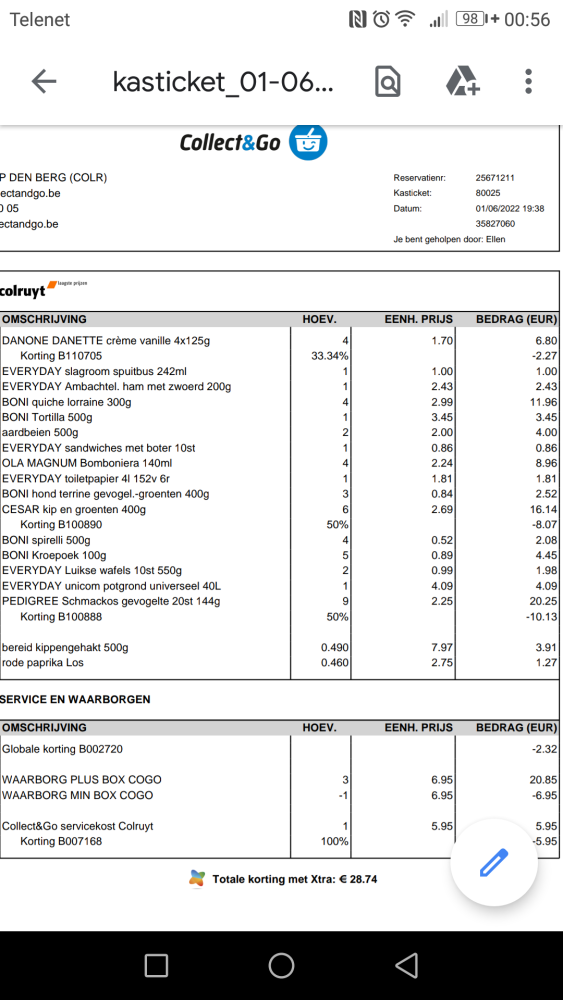 Colruyt Heist-op-den-Berg: -50% op Pedigree...