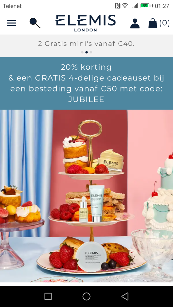 -20% op je bestelling + bij aankoop v 50€ gra...