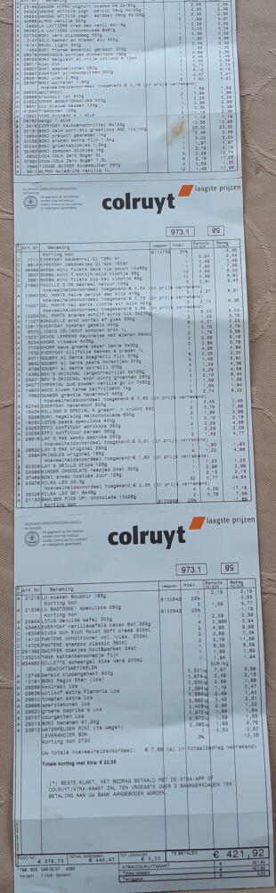 Bij colruyt Alpro sojadrink vanille 1L 12 fl...