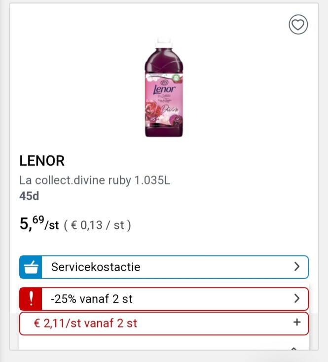 Collect&go lenor wasverzachter goedkoper vana...