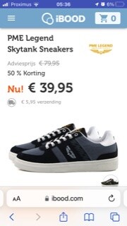 PME Legend sneakers bij iBook - elders boven...