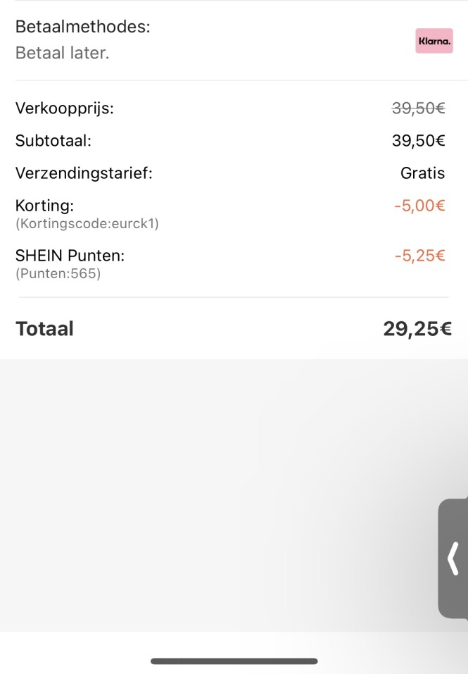 Dankzij de kortingsbonnen en het spaarpunten...