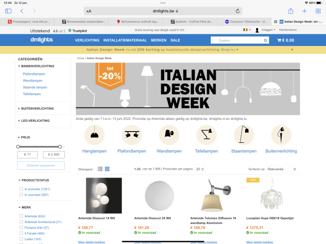 Italian design week - https://www.dmlights.be...