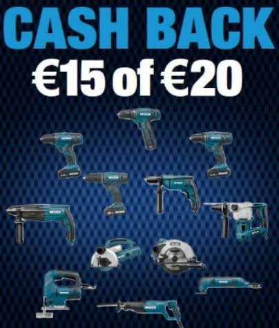 WESCO CASH BACK 15€ of 20€ Voorwaarden: · De...
