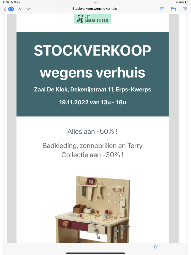 Het Bamboebeertje - STOCKVERKOOP wegens verhu...