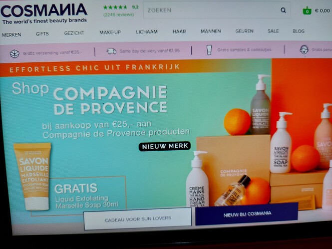 cosmania.nl gratis liquid exfoliating marseil...
